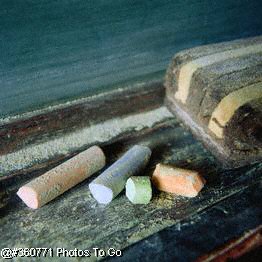Blackboard &amp; chalk
